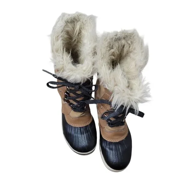 Sorel KIDS Tofino II Little Kid Waterproof Curry/Elk US Sz 3 - Picture 3 of 10